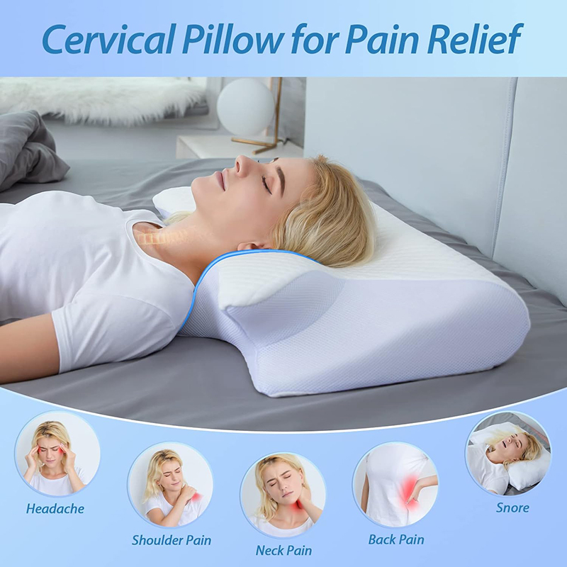 New Memory Foam Cervical Pillo - огляд і ціна Anti Snore Contour Pillow