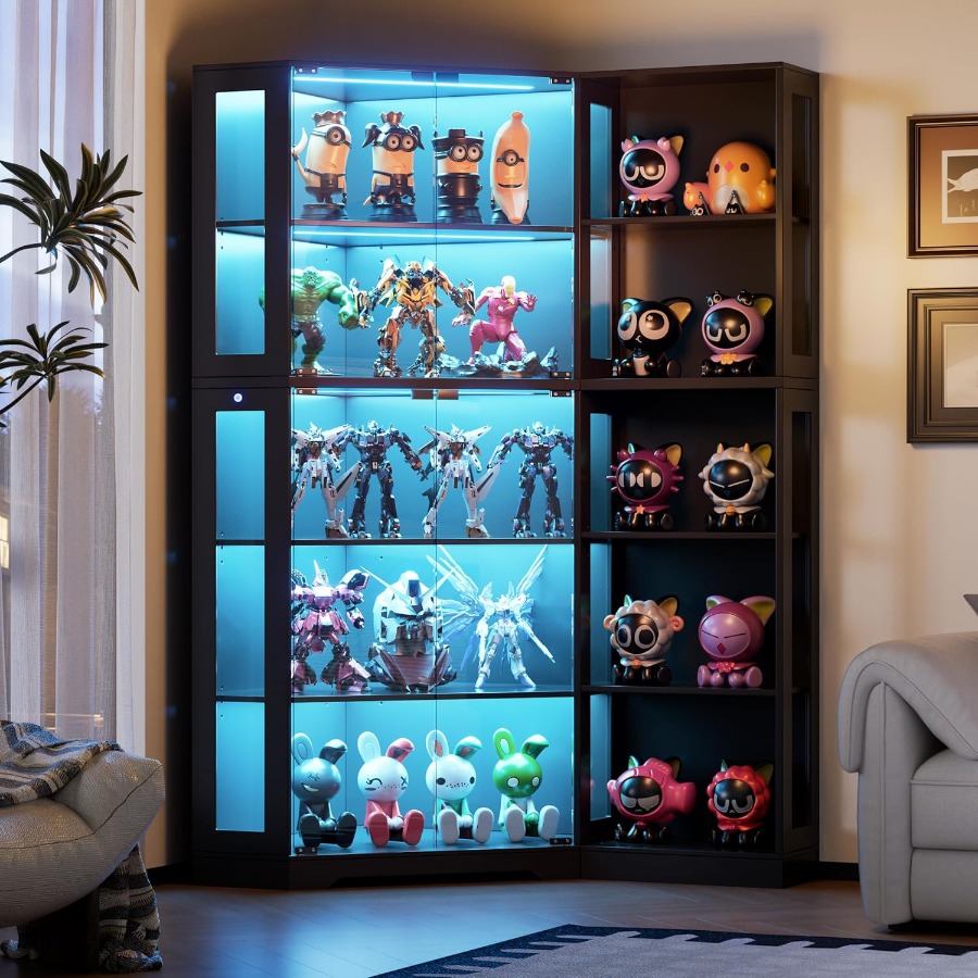 Corner display curio cabinet w - огляд і ціна Storage & Organization