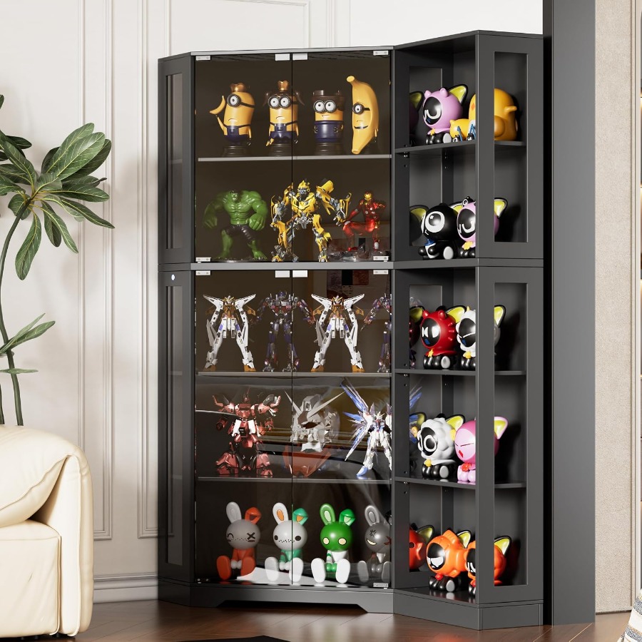 Corner display curio cabinet w - огляд і ціна Storage & Organization