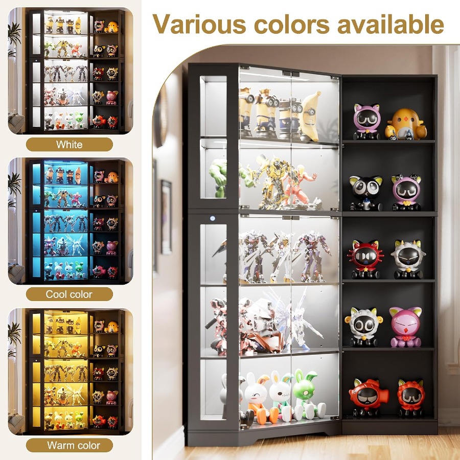Corner display curio cabinet w - огляд і ціна Storage & Organization