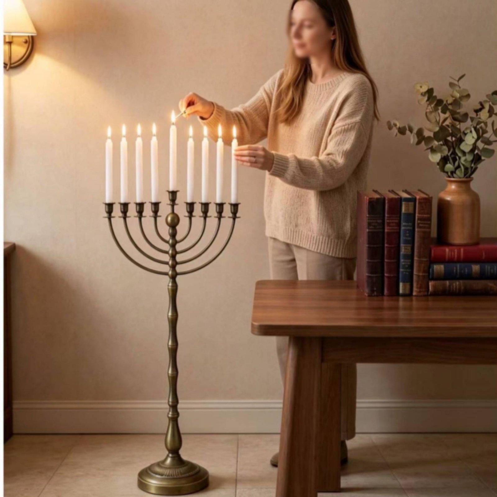 Antique Bronze Menorah Stand M - огляд і ціна Home Decor