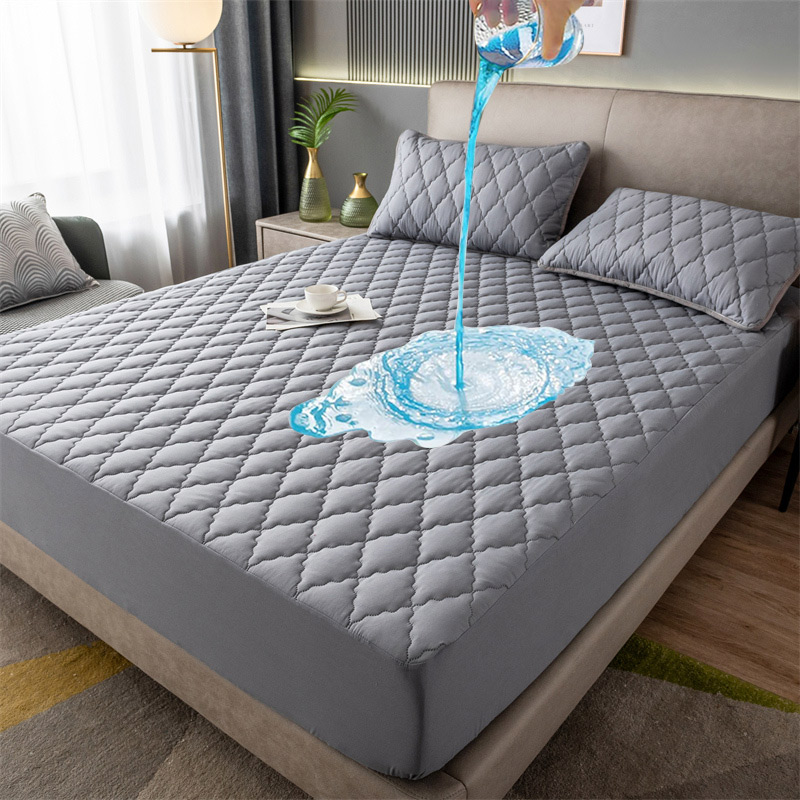Waterproof Quilted Elastic Fit - огляд і ціна Waterproof Mattress Protector Breathable