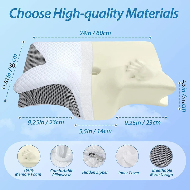 Orthopedic Contour Neck Pillow - огляд і ціна Anti Snore Contour Pillow