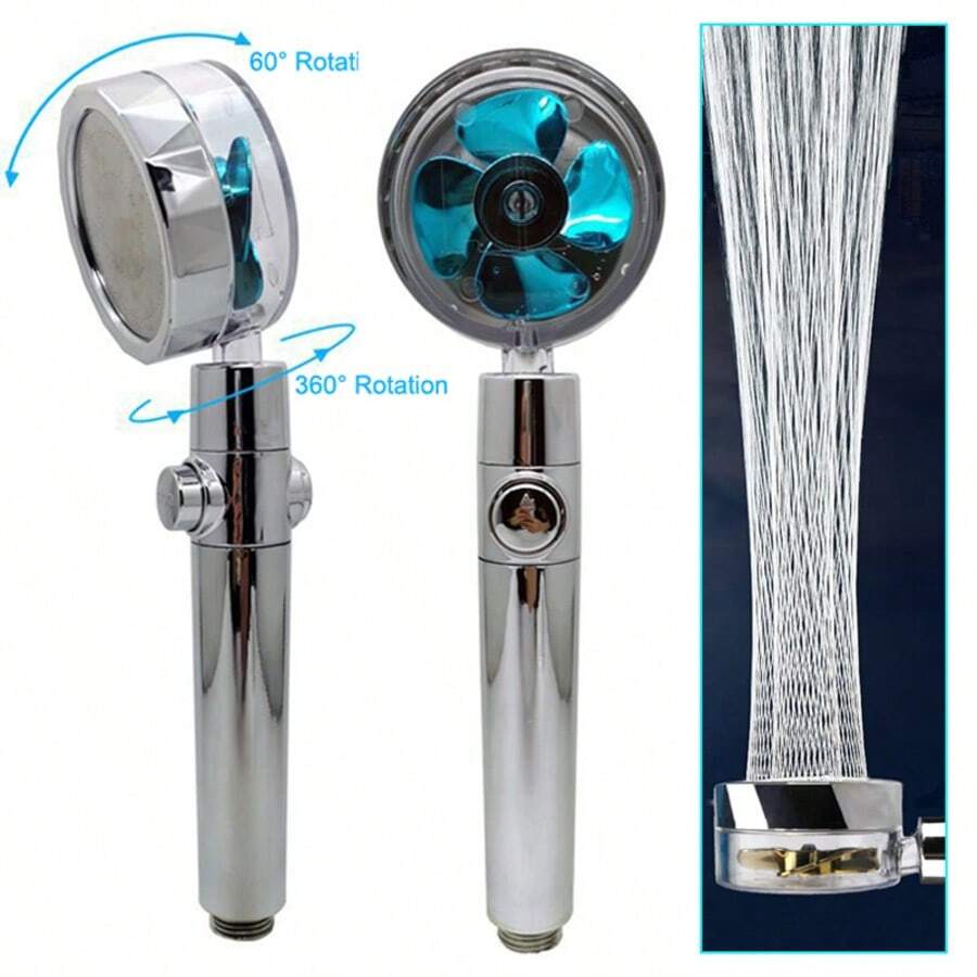 Propeller Driven Shower Head W - огляд і ціна High Pressure Shower Head Handheld